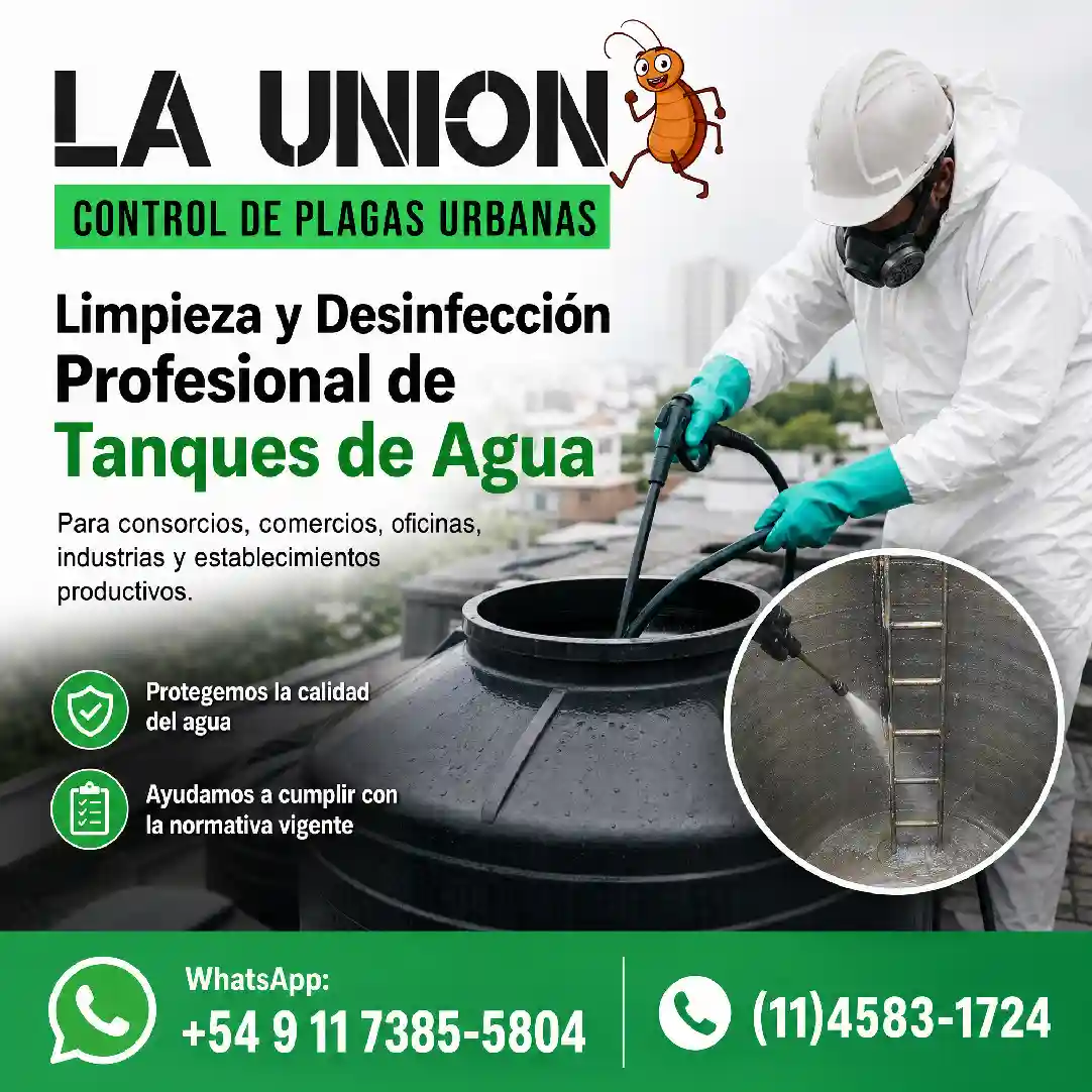 Limpieza y Desinfección Profesional de Tanques de Agua