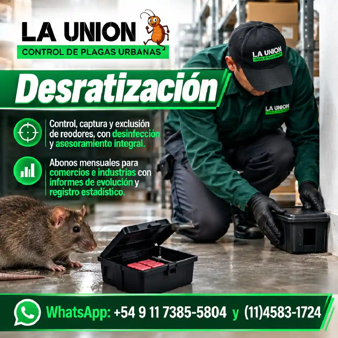 Control de roedores DESRODENTIZACIÓN